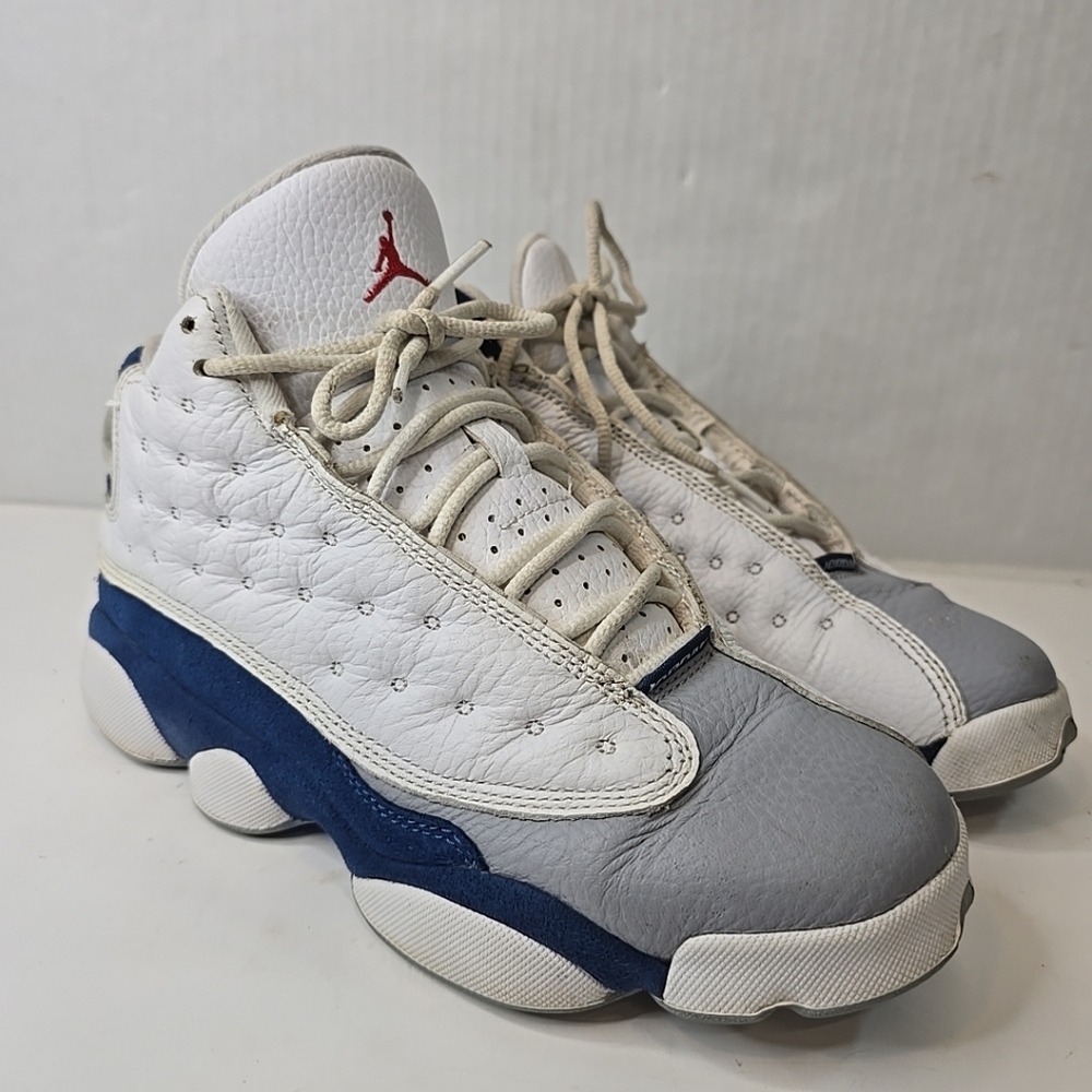 Nike Jordan 13 Retro Mid French Blue White Size 6.5Y Womens 8 DJ3003-164